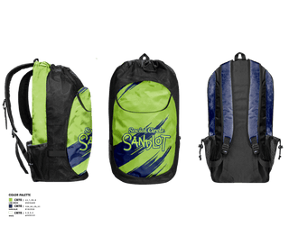 Gear Bag, Social Circle Sandlot, Softball, Teamtime, Team time, sublimation, custom sports apparel, team uniforms, spirit wear, spiritwear, sports uniforms, custom shirts, team store, custom team store, fundraiser sports, apparel fundraiser