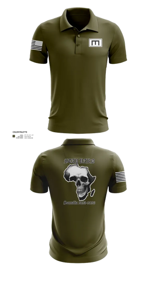 Short Sleeve Performance Polo, 180th ESC, Army, Teamtime, Team time, sublimation, custom sports apparel, team uniforms, spirit wear, spiritwear, sports uniforms, custom shirts, team store, custom team store, fundraiser sports, apparel fundraiser