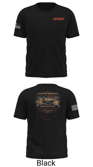 Short Sleeve Performance Shirt, Aviation Ordinance AAO CH.69, Navy, Teamtime, Team time, sublimation, custom sports apparel, team uniforms, spirit wear, spiritwear, sports uniforms, custom shirts, team store, custom team store, fundraiser sports, apparel fundraiser