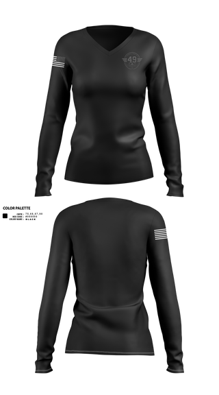 Womens Long Sleeve Vneck Shirt, SASPD, Police, Teamtime, Team time, sublimation, custom sports apparel, team uniforms, spirit wear, spiritwear, sports uniforms, custom shirts, team store, custom team store, fundraiser sports, apparel fundraiser