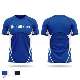 Short Sleeve Performance Shirt, Bath All Stars, Baseball, Teamtime, Team time, sublimation, custom sports apparel, team uniforms, spirit wear, spiritwear, sports uniforms, custom shirts, team store, custom team store, fundraiser sports, apparel fundraiser