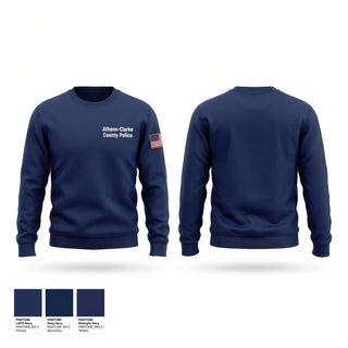 Crew Neck Sweatshirt, Athens-Clarke County Police, Police, Teamtime, Team time, sublimation, custom sports apparel, team uniforms, spirit wear, spiritwear, sports uniforms, custom shirts, team store, custom team store, fundraiser sports, apparel fundraiser