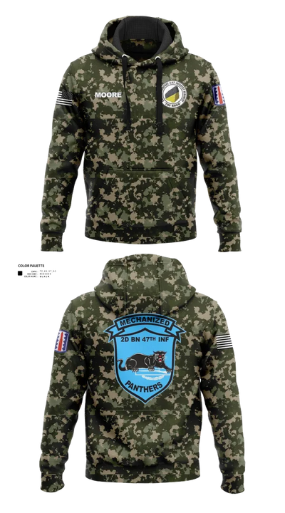 C Co 2-47 197th Infantry Brigade 20243468 Hoodie - 22