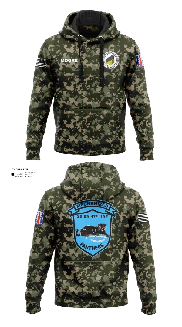 Hoodie, C Co 2-47 197th Infantry Brigade, , Teamtime, Team time, sublimation, custom sports apparel, team uniforms, spirit wear, spiritwear, sports uniforms, custom shirts, team store, custom team store, fundraiser sports, apparel fundraiser