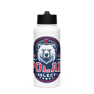 Polar Select Stainless Steel Water Bottle with a Straw Lid