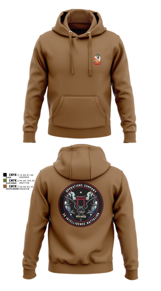 Hoodie, Operations Company 3d Intelligence Battalion, , Teamtime, Team time, sublimation, custom sports apparel, team uniforms, spirit wear, spiritwear, sports uniforms, custom shirts, team store, custom team store, fundraiser sports, apparel fundraiser