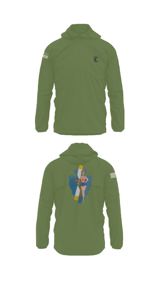 Windbreaker, B Co 1/114th Maintenance, Army, Teamtime, Team time, sublimation, custom sports apparel, team uniforms, spirit wear, spiritwear, sports uniforms, custom shirts, team store, custom team store, fundraiser sports, apparel fundraiser