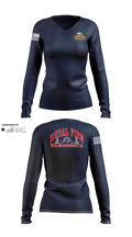 Rural fire wildland management LLC Women's Long Sleeve V-neck Shirt - 21
