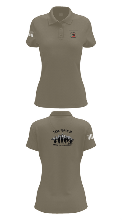 1-185th IN BN 23098536 Women's Short Sleeve Performance Polo  - 71