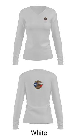 Womens Long Sleeve Vneck Shirt, Magnolia Station 189, Fire Department, Teamtime, Team time, sublimation, custom sports apparel, team uniforms, spirit wear, spiritwear, sports uniforms, custom shirts, team store, custom team store, fundraiser sports, apparel fundraiser