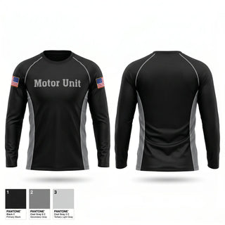 Long Sleeve Performance Shirt, Motor Unit, Police, Teamtime, Team time, sublimation, custom sports apparel, team uniforms, spirit wear, spiritwear, sports uniforms, custom shirts, team store, custom team store, fundraiser sports, apparel fundraiser