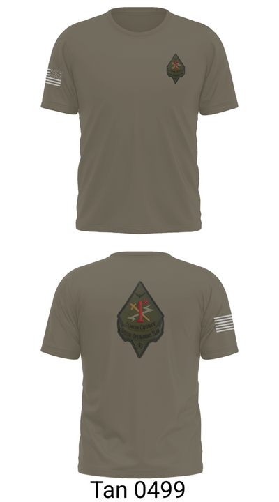 Clinton County SOT 49271130 Old School Cotton Feel Shirt - 67