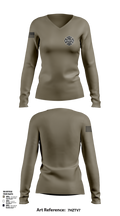Camden Photo Unit 11027372 Women's Long Sleeve V-neck Shirt - 102