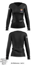 Westridge Recruiting Station 81119918 Women's Long Sleeve V-neck Shirt - 3