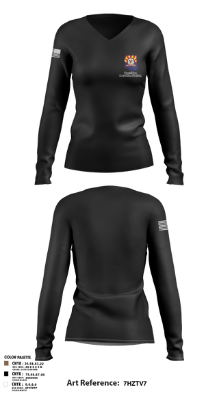 Women's Long Sleeve Vneck Shirt, Westridge Recruiting Station, Army, Teamtime, Team time, sublimation, custom sports apparel, team uniforms, spirit wear, spiritwear, sports uniforms, custom shirts, team store, custom team store, fundraiser sports, apparel fundraiser