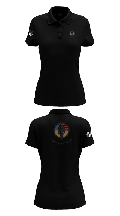 Designs By Vets 85600951 Women's Short Sleeve Performance Polo  - 35