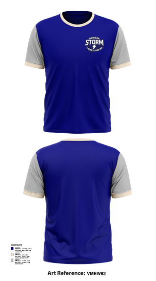 Short Sleeve Performance Shirt, Horizon Storm, Cheer, Teamtime, Team time, sublimation, custom sports apparel, team uniforms, spirit wear, spiritwear, sports uniforms, custom shirts, team store, custom team store, fundraiser sports, apparel fundraiser