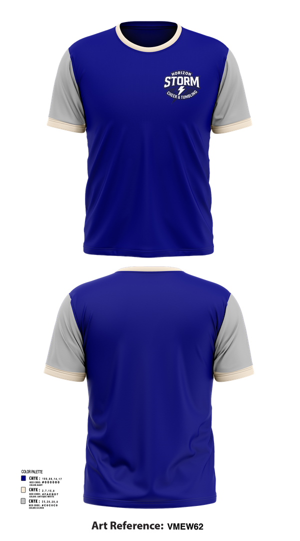 Short Sleeve Performance Shirt, Horizon Storm, Cheer, Teamtime, Team time, sublimation, custom sports apparel, team uniforms, spirit wear, spiritwear, sports uniforms, custom shirts, team store, custom team store, fundraiser sports, apparel fundraiser