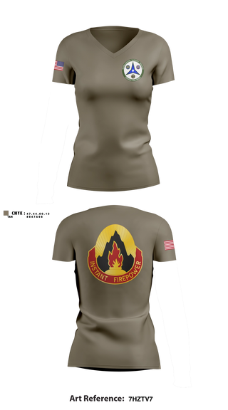 Womens Short Sleeve Vneck Shirt, 38th RSG, Army, Teamtime, Team time, sublimation, custom sports apparel, team uniforms, spirit wear, spiritwear, sports uniforms, custom shirts, team store, custom team store, fundraiser sports, apparel fundraiser