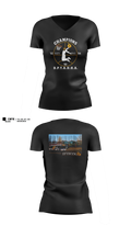 Women's Short Sleeve V-neck Shirt - 12