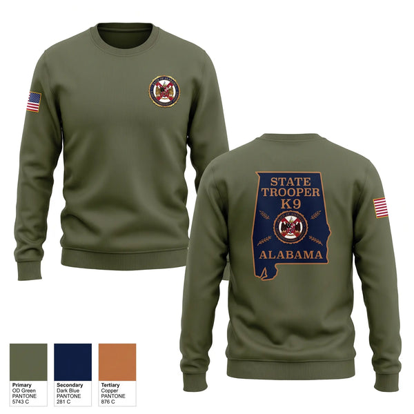Crew Neck Sweatshirt, ALEA 2.0, Police, Teamtime, Team time, sublimation, custom sports apparel, team uniforms, spirit wear, spiritwear, sports uniforms, custom shirts, team store, custom team store, fundraiser sports, apparel fundraiser