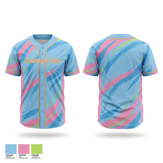 Full Button Baseball Jersey, Exchange Club, Baseball, Teamtime, Team time, sublimation, custom sports apparel, team uniforms, spirit wear, spiritwear, sports uniforms, custom shirts, team store, custom team store, fundraiser sports, apparel fundraiser