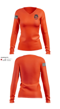AFLCMCSWAT 46376626 Women's Long Sleeve V-neck Shirt - 112