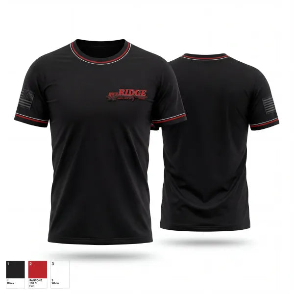 Old School Cotton Feel Shirt, Ridge Ambulance Service, EMS/EMT, Teamtime, Team time, sublimation, custom sports apparel, team uniforms, spirit wear, spiritwear, sports uniforms, custom shirts, team store, custom team store, fundraiser sports, apparel fundraiser