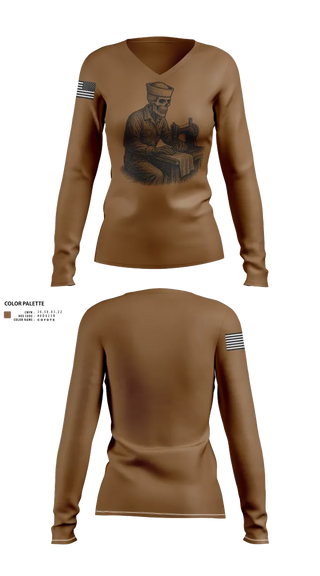 Womens Long Sleeve Vneck Shirt, Joe Navy Sewing Services, , Teamtime, Team time, sublimation, custom sports apparel, team uniforms, spirit wear, spiritwear, sports uniforms, custom shirts, team store, custom team store, fundraiser sports, apparel fundraiser
