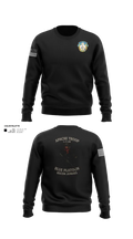 1-7 Cavlary Division Apache Troop Blue Platoon Recon Junkies Crew Neck Sweatshirt - 21