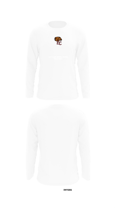 Eau Claire Middle School Volleyball 13905361 Long Sleeve Performance Shirt 8