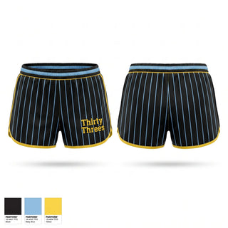 Womens Shorts, Thirty Threes, Softball, Teamtime, Team time, sublimation, custom sports apparel, team uniforms, spirit wear, spiritwear, sports uniforms, custom shirts, team store, custom team store, fundraiser sports, apparel fundraiser