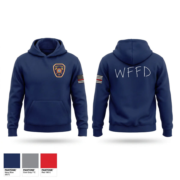 Hoodie, West Fork Fire Department, Fire Department, Teamtime, Team time, sublimation, custom sports apparel, team uniforms, spirit wear, spiritwear, sports uniforms, custom shirts, team store, custom team store, fundraiser sports, apparel fundraiser