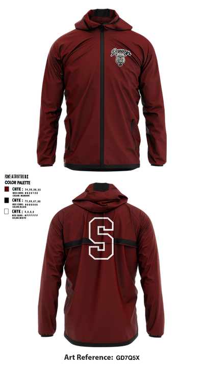 Sobrato HS Bulldogs 65561027 Windbreaker - 2