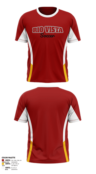 Short Sleeve Performance Shirt, Rio Vista Rams, Men's Soccer, Teamtime, Team time, sublimation, custom sports apparel, team uniforms, spirit wear, spiritwear, sports uniforms, custom shirts, team store, custom team store, fundraiser sports, apparel fundraiser