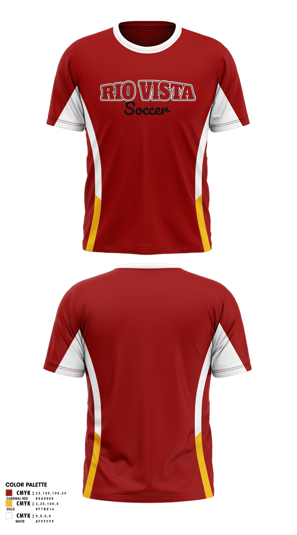 Short Sleeve Performance Shirt, Rio Vista Rams, Men's Soccer, Teamtime, Team time, sublimation, custom sports apparel, team uniforms, spirit wear, spiritwear, sports uniforms, custom shirts, team store, custom team store, fundraiser sports, apparel fundraiser