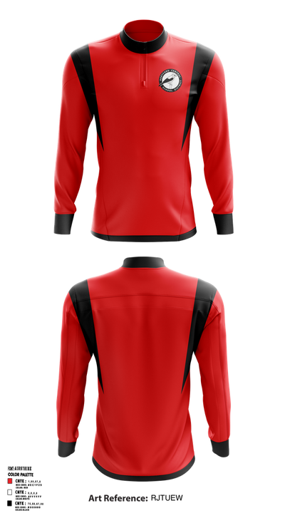 Hartford Central Tanagers Cross Country 80658737 Quarter Zip Jacket - 1