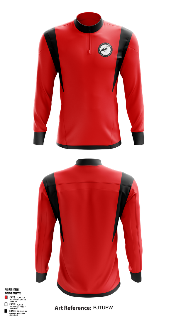 Quarter Zip Jacket, Hartford Central Tanagers Cross Country, Cross Country, Teamtime, Team time, sublimation, custom sports apparel, team uniforms, spirit wear, spiritwear, sports uniforms, custom shirts, team store, custom team store, fundraiser sports, apparel fundraiser