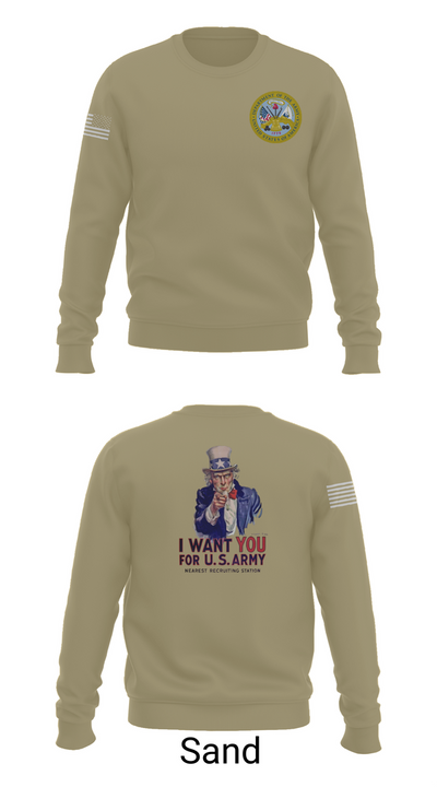 US Army I Want You 76454793 Crew Neck Sweatshirt - 85