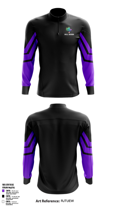 Bull Riders Quarter Zip Jacket - 1