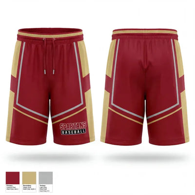 Mid TN Spartans 41284411 Athletic Shorts With Pockets - 1