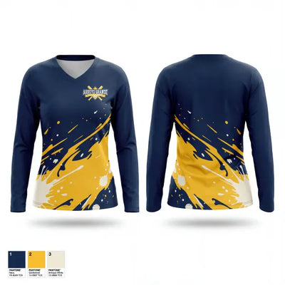Arroyo Grande Valley Little League 41535066 Women's Long Sleeve V-neck Shirt - 1