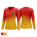 Bridgeport High School Basketball 84427267 Women's Long Sleeve V-neck Shirt - 3