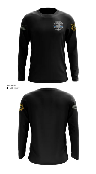 Long Sleeve Performance Shirt, Robstown Police Department, Police, Teamtime, Team time, sublimation, custom sports apparel, team uniforms, spirit wear, spiritwear, sports uniforms, custom shirts, team store, custom team store, fundraiser sports, apparel fundraiser