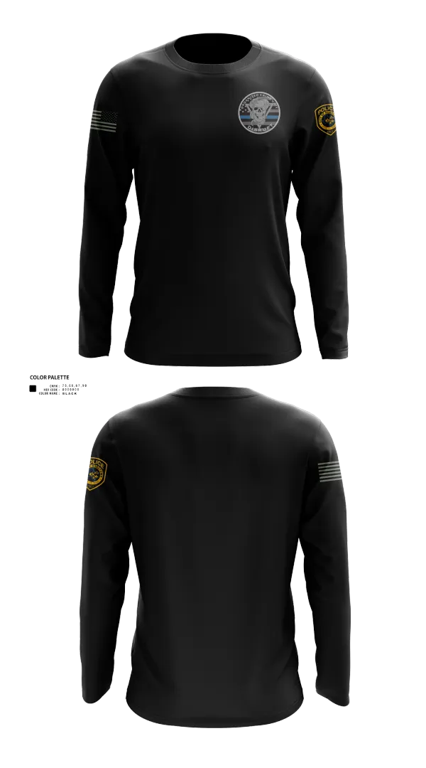 Long Sleeve Performance Shirt, Robstown Police Department, Police, Teamtime, Team time, sublimation, custom sports apparel, team uniforms, spirit wear, spiritwear, sports uniforms, custom shirts, team store, custom team store, fundraiser sports, apparel fundraiser