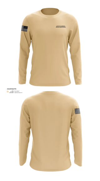 Long Sleeve Performance Shirt, Lac du Flambeau Police Department, Police, Teamtime, Team time, sublimation, custom sports apparel, team uniforms, spirit wear, spiritwear, sports uniforms, custom shirts, team store, custom team store, fundraiser sports, apparel fundraiser