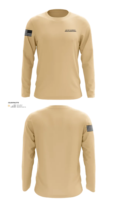 Lac du Flambeau Police Department 95153004 Long Sleeve Performance Shirt 21