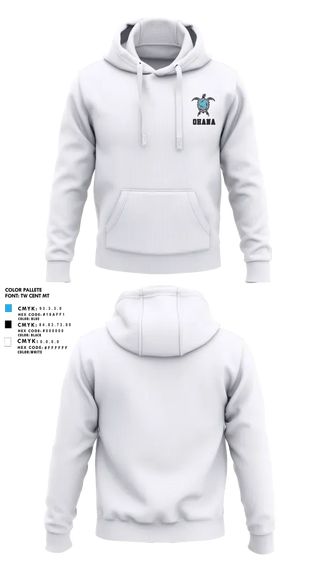 Hoodie, Ohana Volleyball, Women's Volleyball, Teamtime, Team time, sublimation, custom sports apparel, team uniforms, spirit wear, spiritwear, sports uniforms, custom shirts, team store, custom team store, fundraiser sports, apparel fundraiser