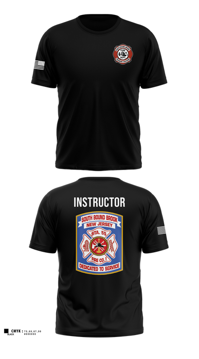 South bound brook training division 12410135 Short Sleeve Performance Shirt - 1
