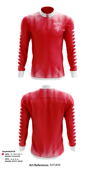 Quarter Zip Jacket, Elkmont Red Devils, Men's Basketball, Teamtime, Team time, sublimation, custom sports apparel, team uniforms, spirit wear, spiritwear, sports uniforms, custom shirts, team store, custom team store, fundraiser sports, apparel fundraiser